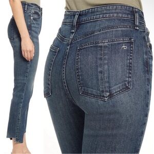 Rag & Bone Nina High Rise Ankle Cigarette Jeans